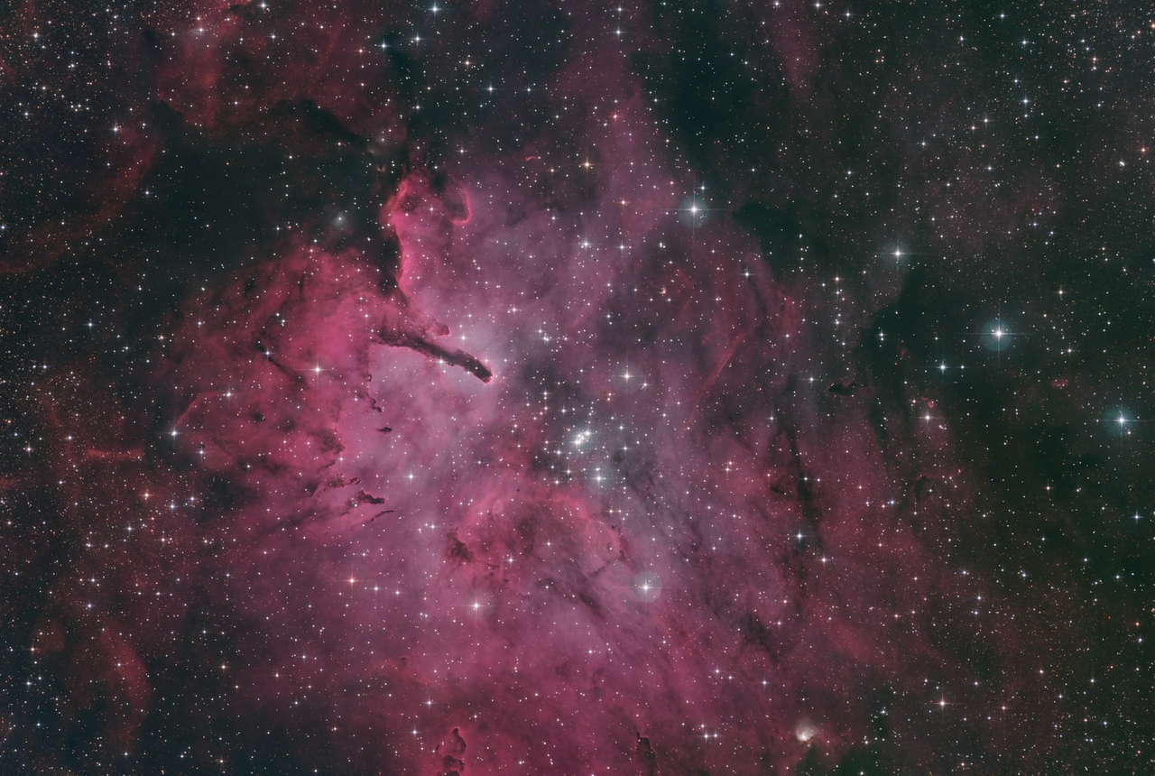 NGC 6820 Gesamtansicht